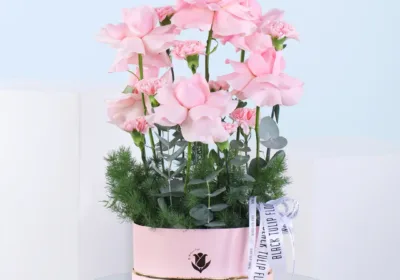 Romantic Pinkish Flower Box