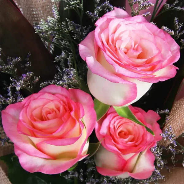 Elegant Rose Trio Bouquet