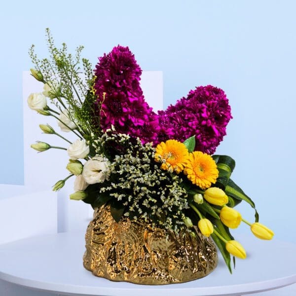 moon crescent arrangement Eid flowers arrangement