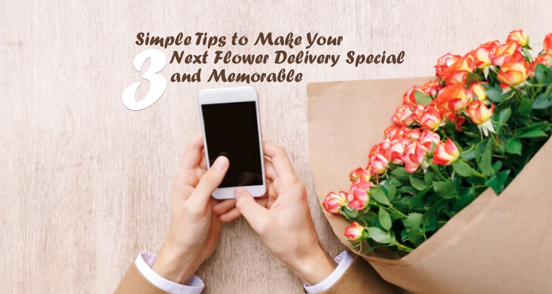3 simple ways to book your flowers
