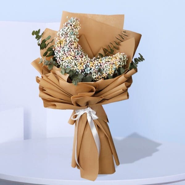 gypo half moon bouquet Eid Mubarak Bouquet