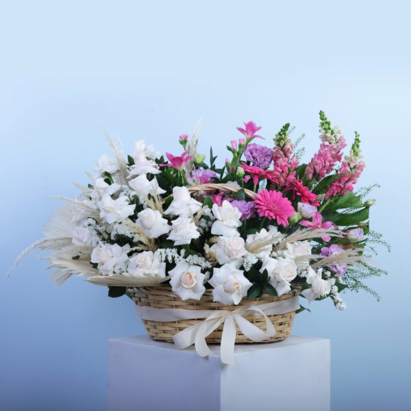 Blushing Embrace Basket