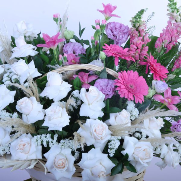Blushing Embrace Basket