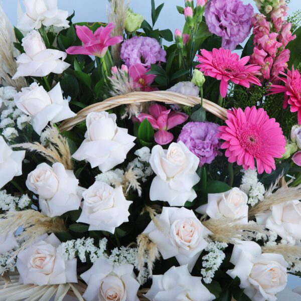 Blushing Embrace Basket