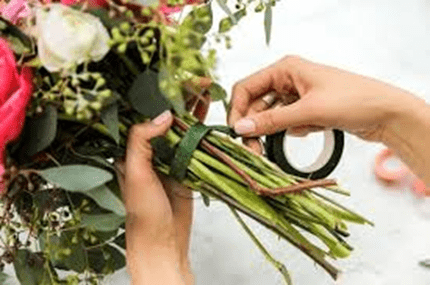 Securing Bouquet 