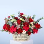 Scarlet Bloom Basket