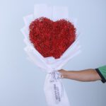 Gypsophila Heart Bouquet