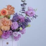 2 - Peach and Purple Bouquet