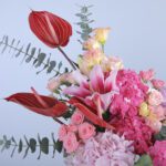 3 - Blushing Romance in Vase