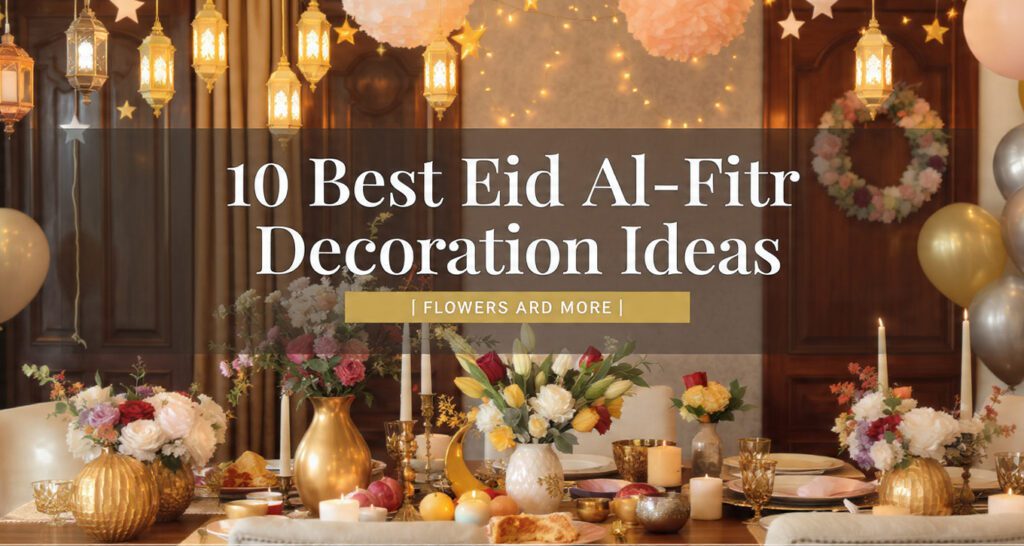 Discover 10 creative Eid decoration ideas for home. DIY crafts, table decor, wall art & more. Simple, festive Eid Al-Fitr & Eid ul Adha inspiration!