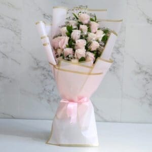 Bouquet of pink roses