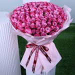 Dark Pink Rose Bouquet