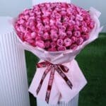 Dark Pink Rose Bouquet