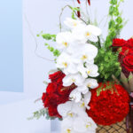 Elegant Basket of Fresh Flowers-03-07