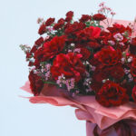 Lush Red Rose Bouquet-03