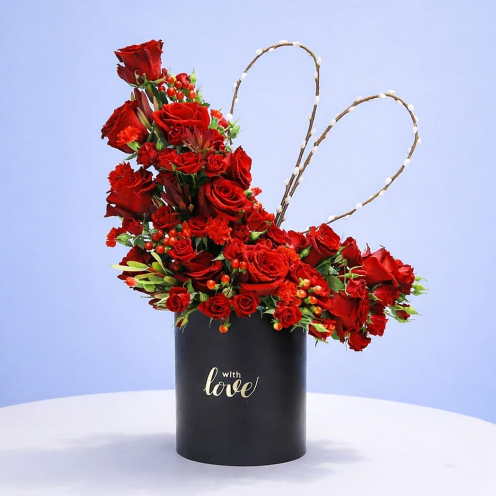 Chic Box of Roses
