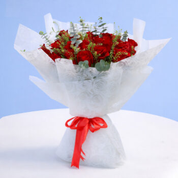 Lush Red Rose Bouquet