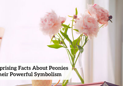 A vibrant bouquet of blooming peonies in pink, white, and red shades, elegantly arranged in a glass vase, symbolizing love, honor, and prosperity—reflecting the beauty and rich meaning of peonies.