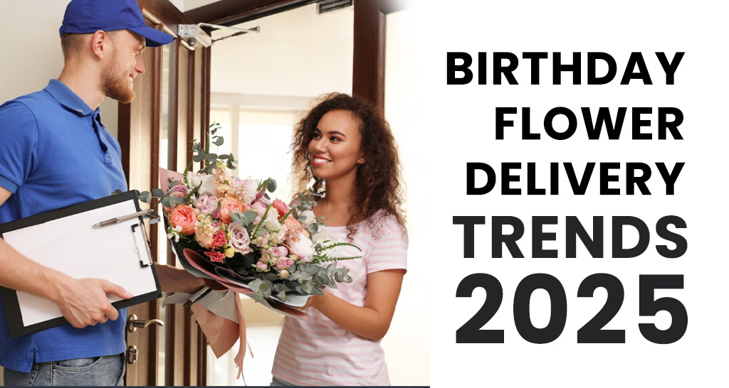 "Trendy 2025 birthday flower bouquets in vibrant, pastel, and eco-friendly styles."