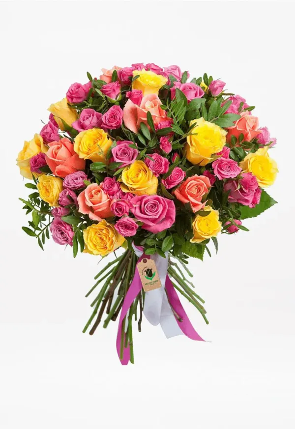 Rose Garden Bouquet bouquet fresh flowers arrangement Qatar