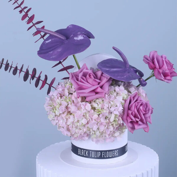 Hydrangea Anthurium Rose Flower Box_04