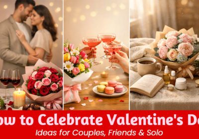 Different ways to celebrate Valentine’s Day, including romantic moments, friendships, and self-love.