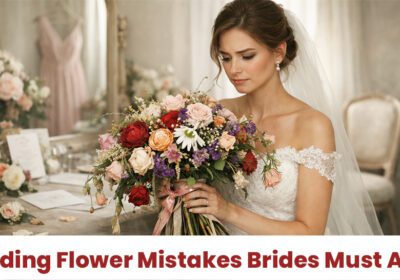 A guide highlighting common wedding flower mistakes brides should avoid for a perfect floral arrangement.