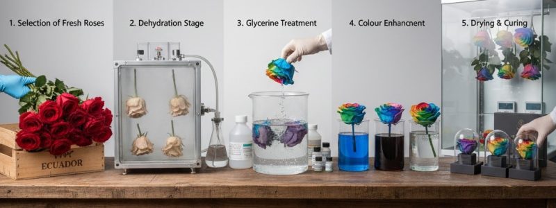 How Forever Roses Are Made